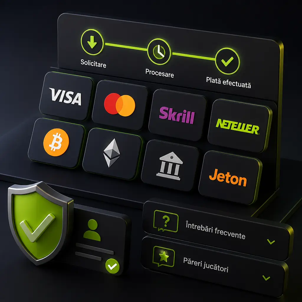 Verde Casino Retragere Romania – Metode de Plata si Limite visual guide for Verde Casino